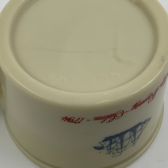 Vintage Old Spice Shaving Mug Milk Glass Style Shulton #3 Made in Belgium - Picture 9 of 9